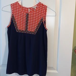 Girls sleeveless top large